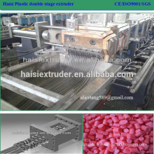 faible bruit & normes CE recyclé granulation de granule plastique pp faisant la machine